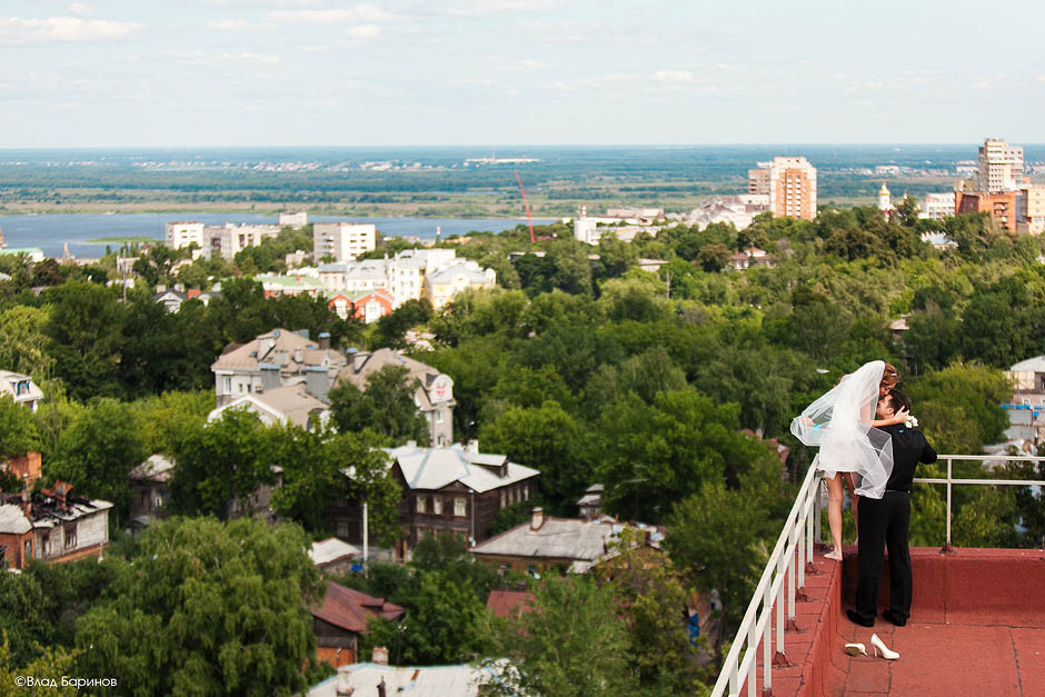 Фотосессия на крышах Нижнего Новгорода