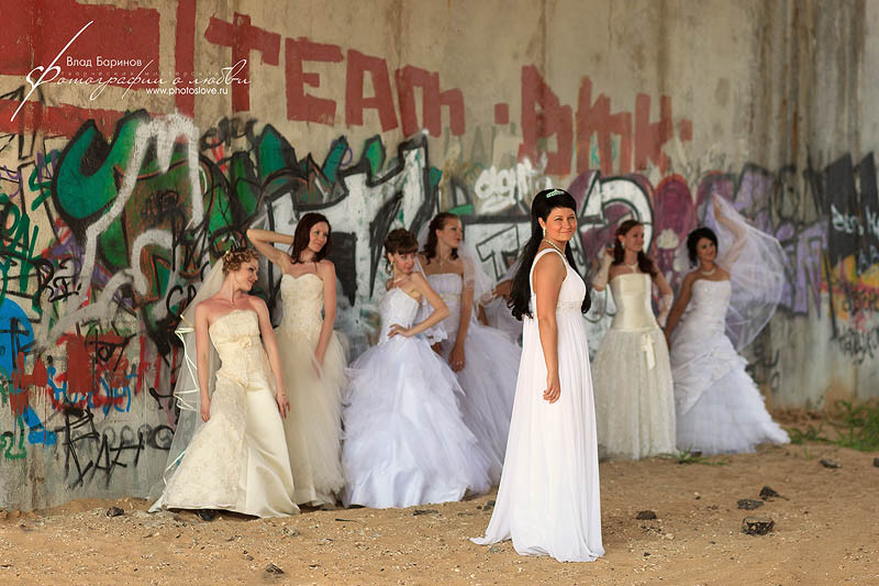 Невесты в городе. Фотоотчет.